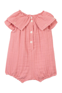 Mon Premier Trousseau short jumpsuit - Pivoine