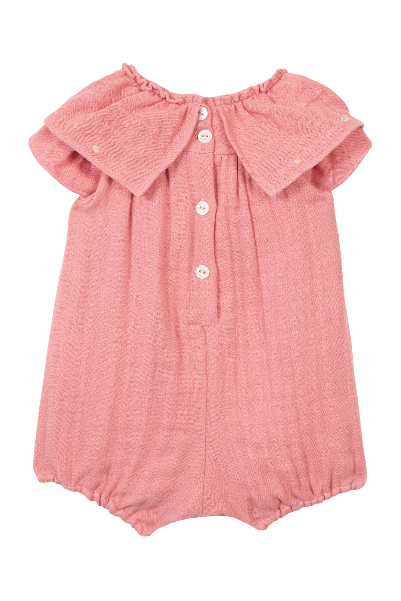 Mon Premier Trousseau short jumpsuit - Pivoine