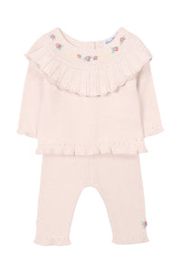 Ensemble en coton - Rose pâle