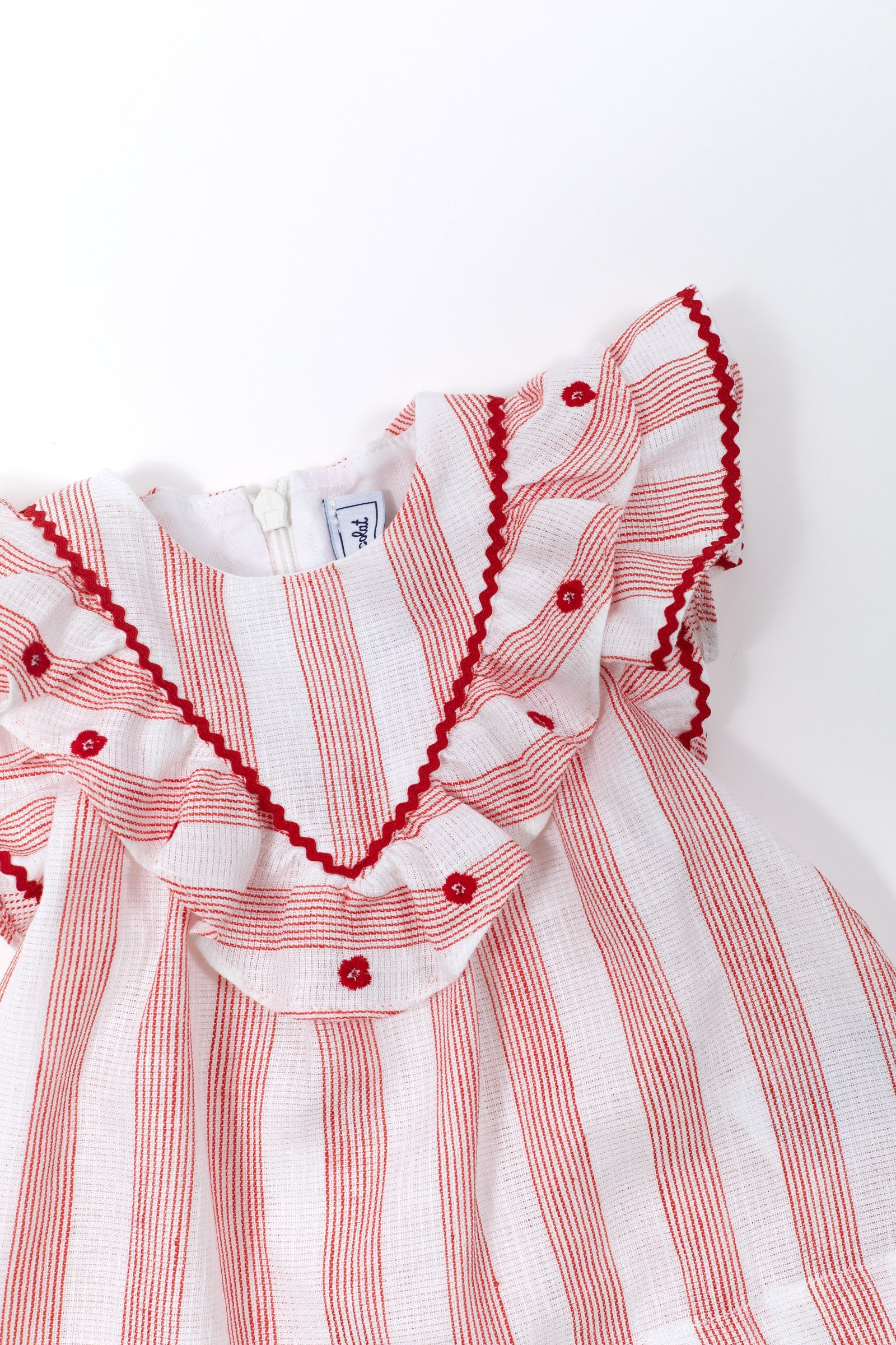 Baby Parfum Bucolique set in linen mix - Poppy