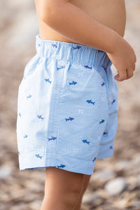 Baby Carnet De Voyage swim shorts - Cobalt