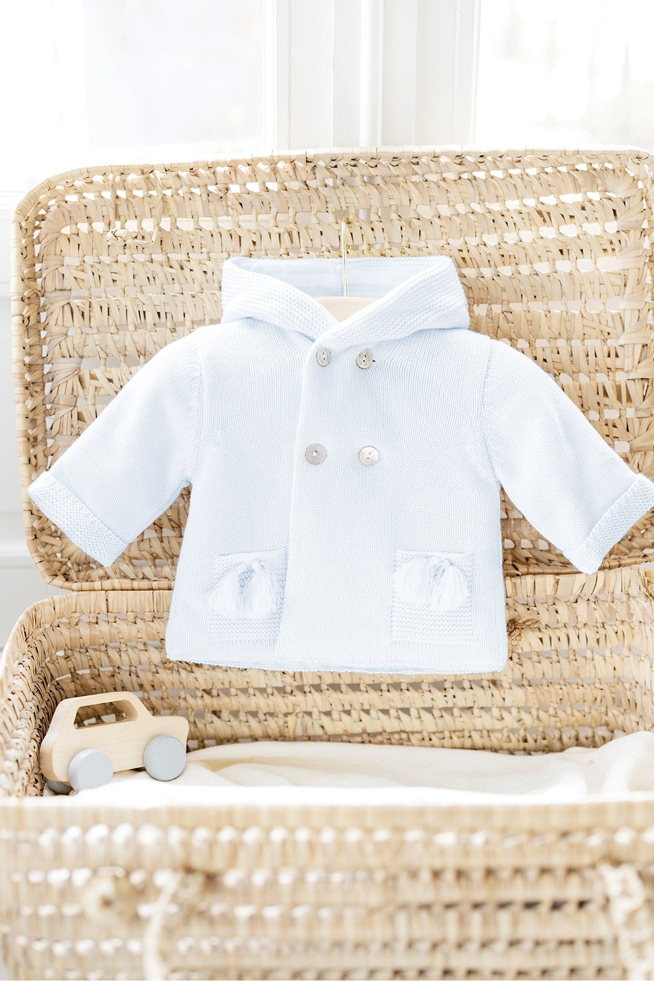Mon Premier Trousseau Coat - Sky Blue