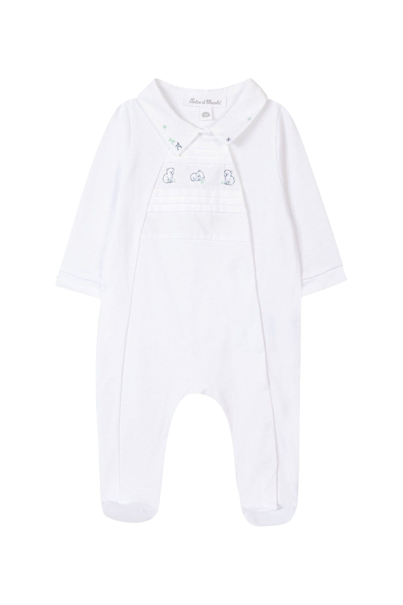 Baby Nuit Pyjamas - White