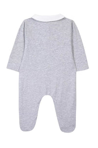 Baby Nigh Pyjamas - Light Heather Grey