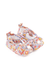 Chaussons Baby Jardin d'éte - Rose Moyen
