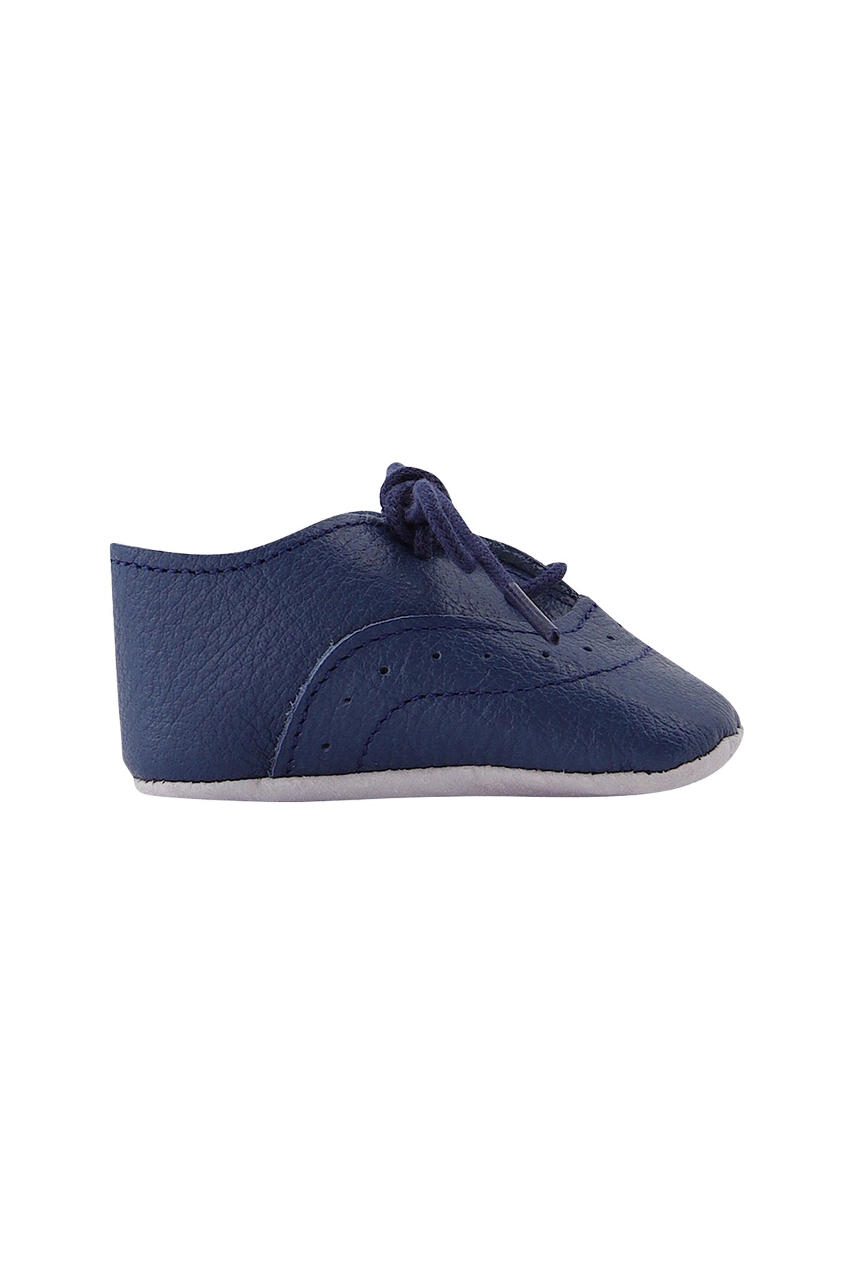 Chaussons explorateur en cuir - Bleu marine