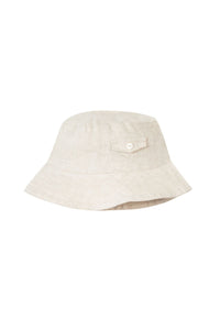 Bob Baby Ceremonie in linen - Beige Chiné