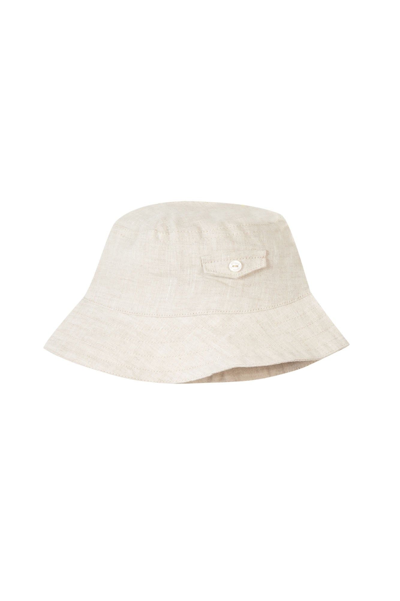 Bob Baby Ceremonie in linen - Beige Chiné