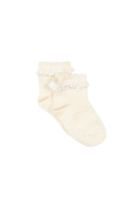 Chaussettes Baby Ceremonie - Écru