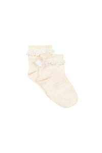 Chaussettes Baby Ceremonie - Écru