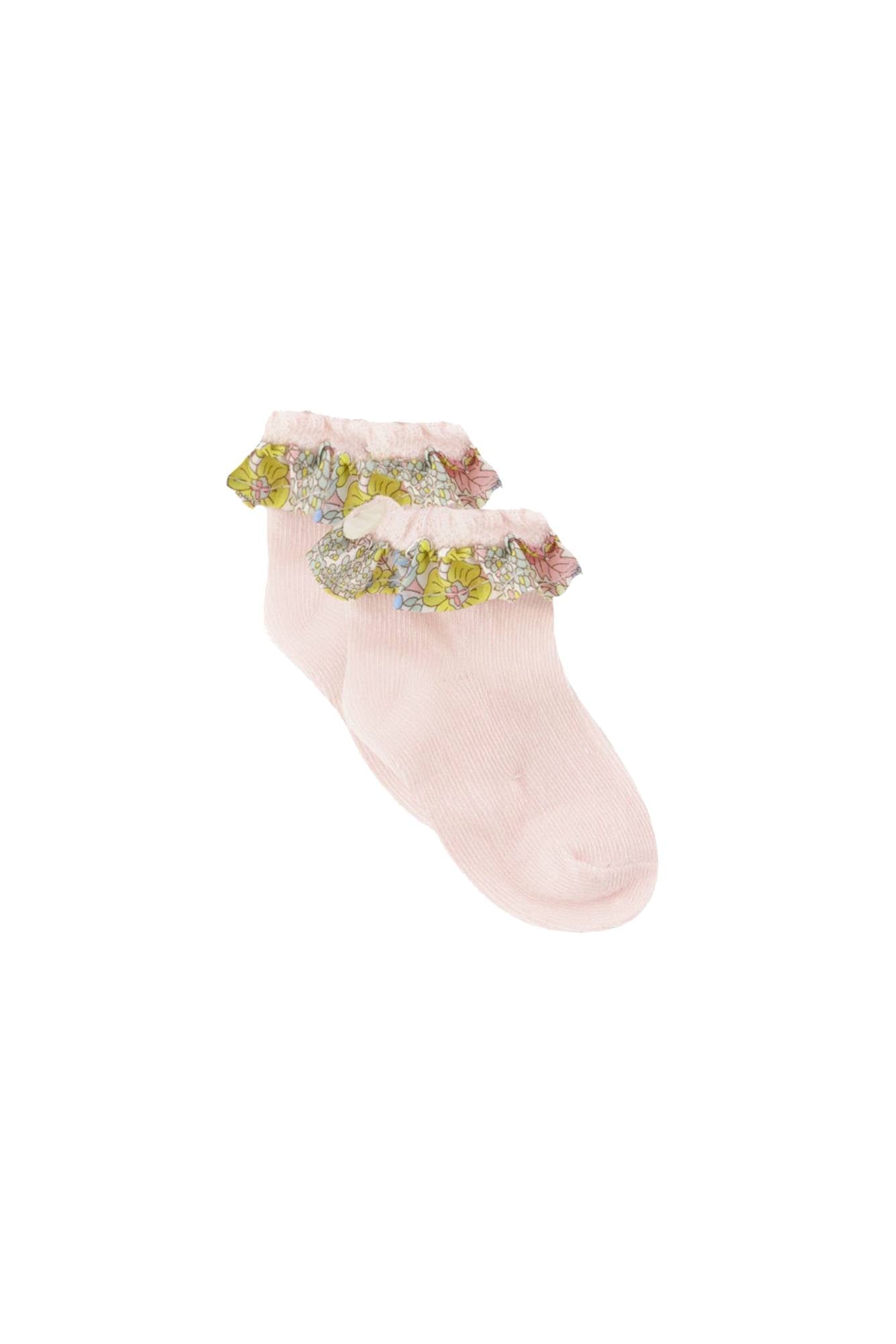 Chaussettes Baby Jardin Tropical - Rose Pâle