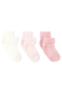 Lot de chaussettes Premier Trousseau - Rose Pâle