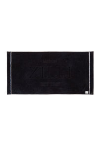 Serviette de plage en coton - Blue Navy