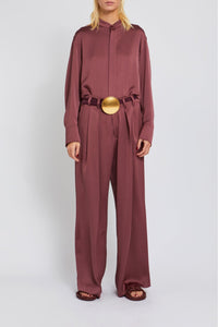 Pantalon Twister coupe large - Camel