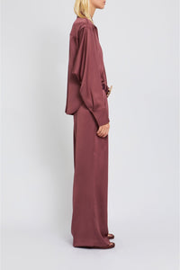 Pantalon Twister coupe large - Camel