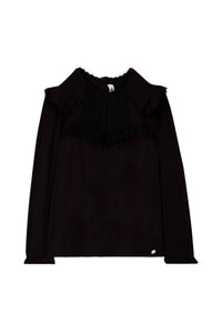 T-shirt Preppy hivernal - Noir