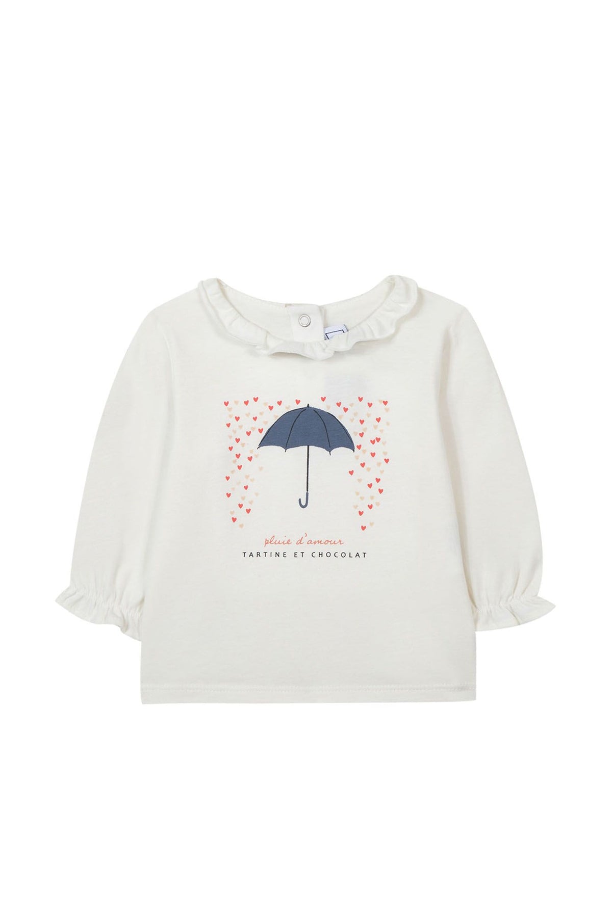 T-shirt Bouquet romantique - Corail