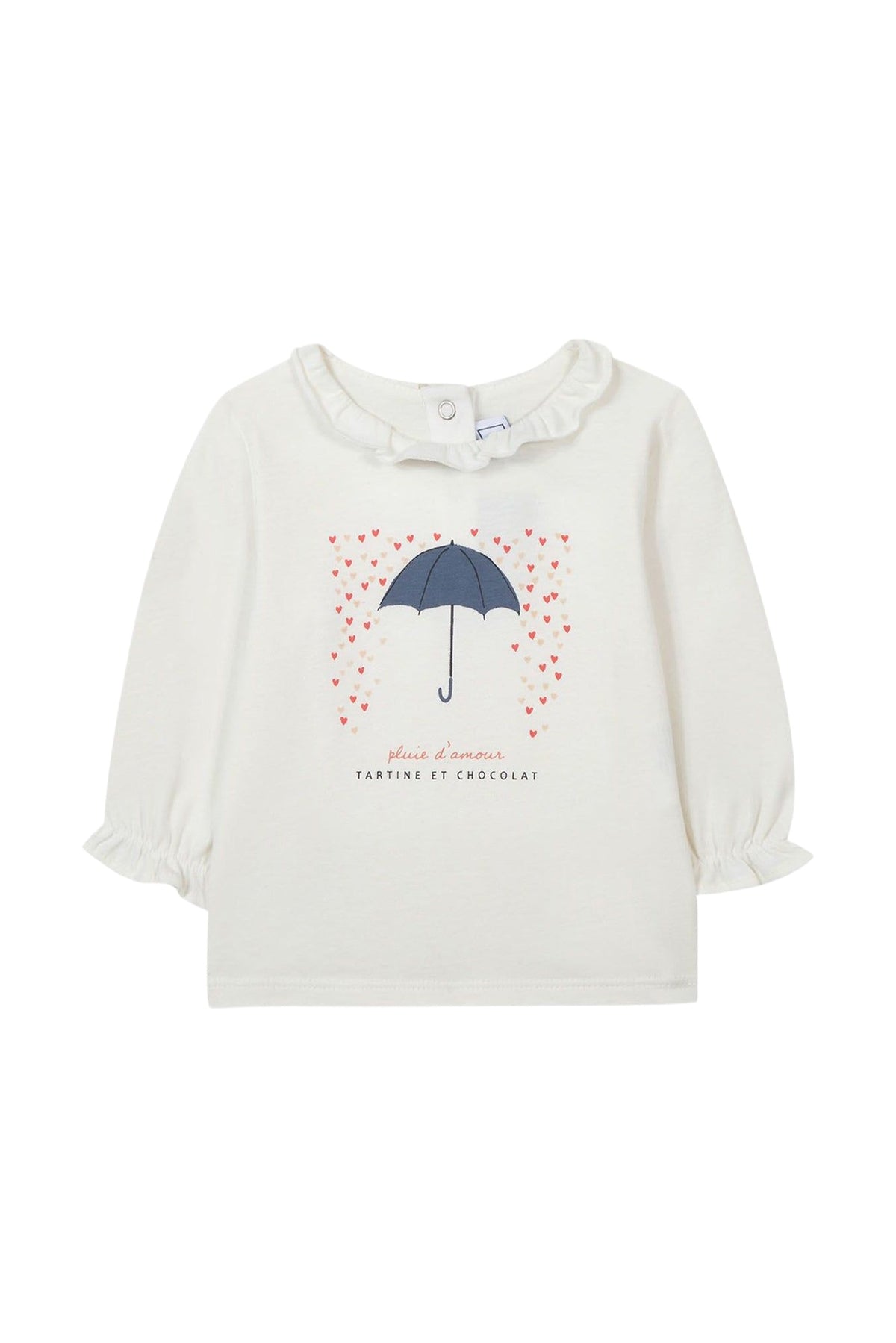 T-shirt Bouquet romantique - Corail