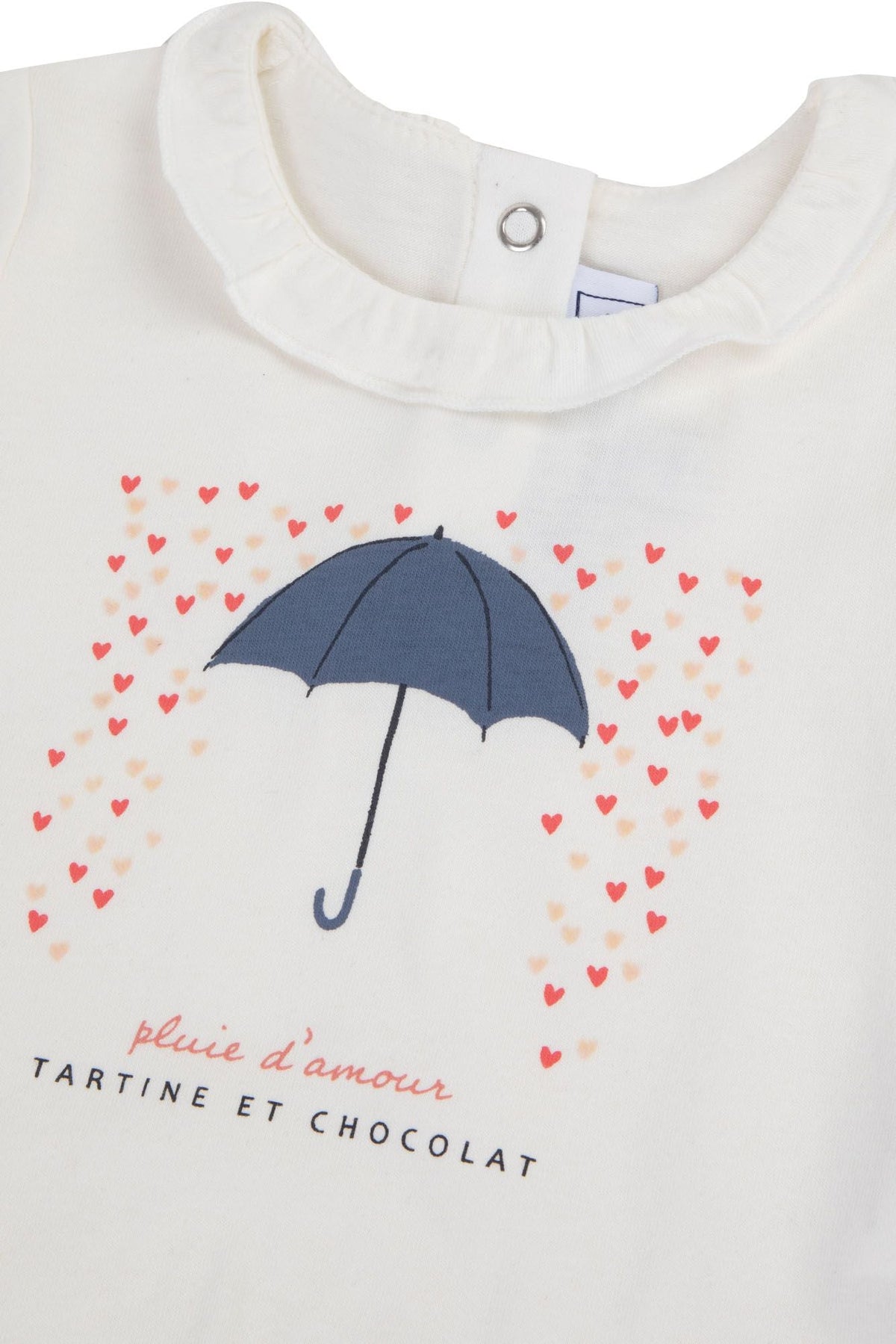 T-shirt Bouquet romantique - Corail