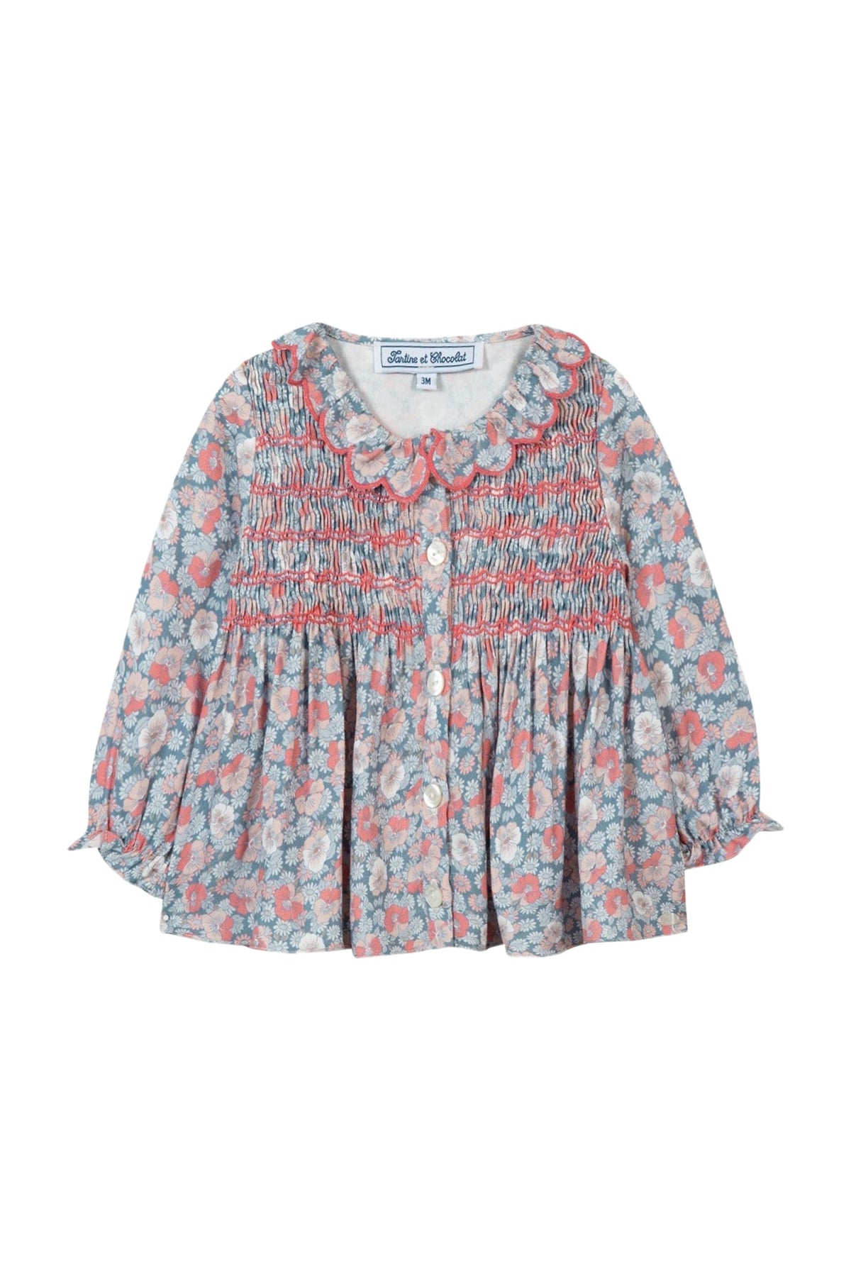 Tunique Preppy hivernal - Corail