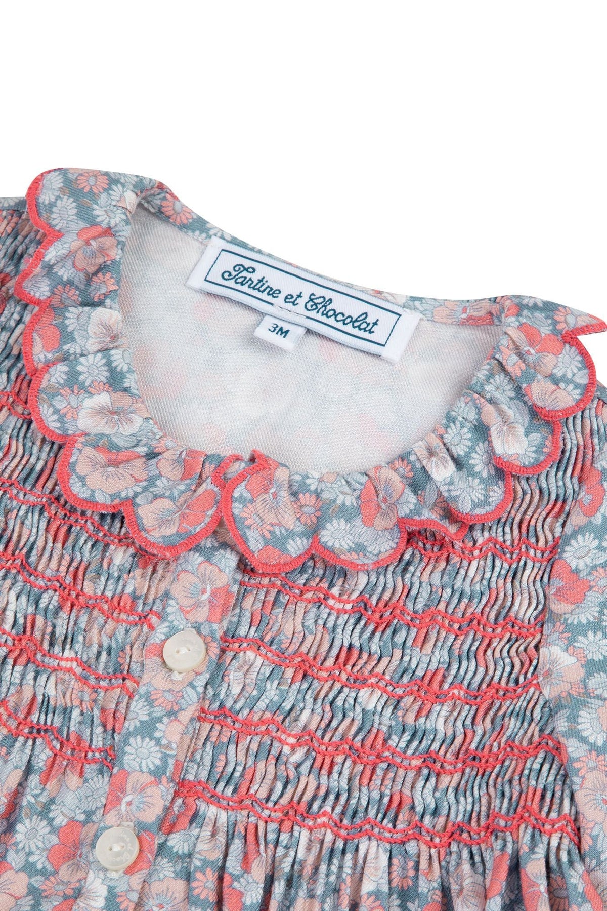 Tunique Preppy hivernal - Corail