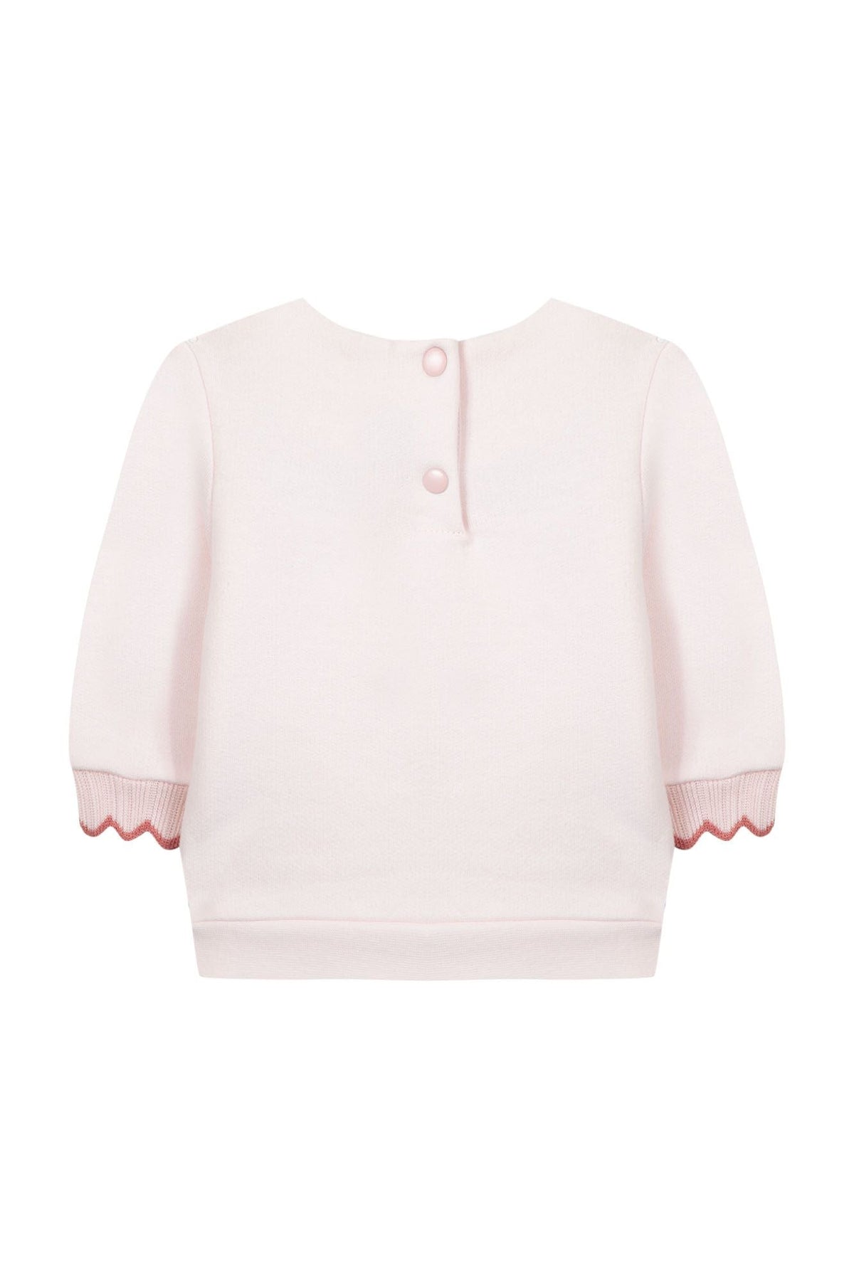 Sweatshirt Bouquet romantique - Rose pâle