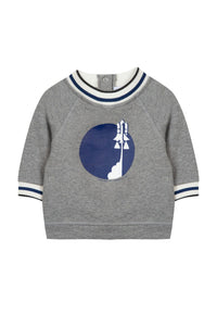 Sweatshirt City - Gris chiné moyen
