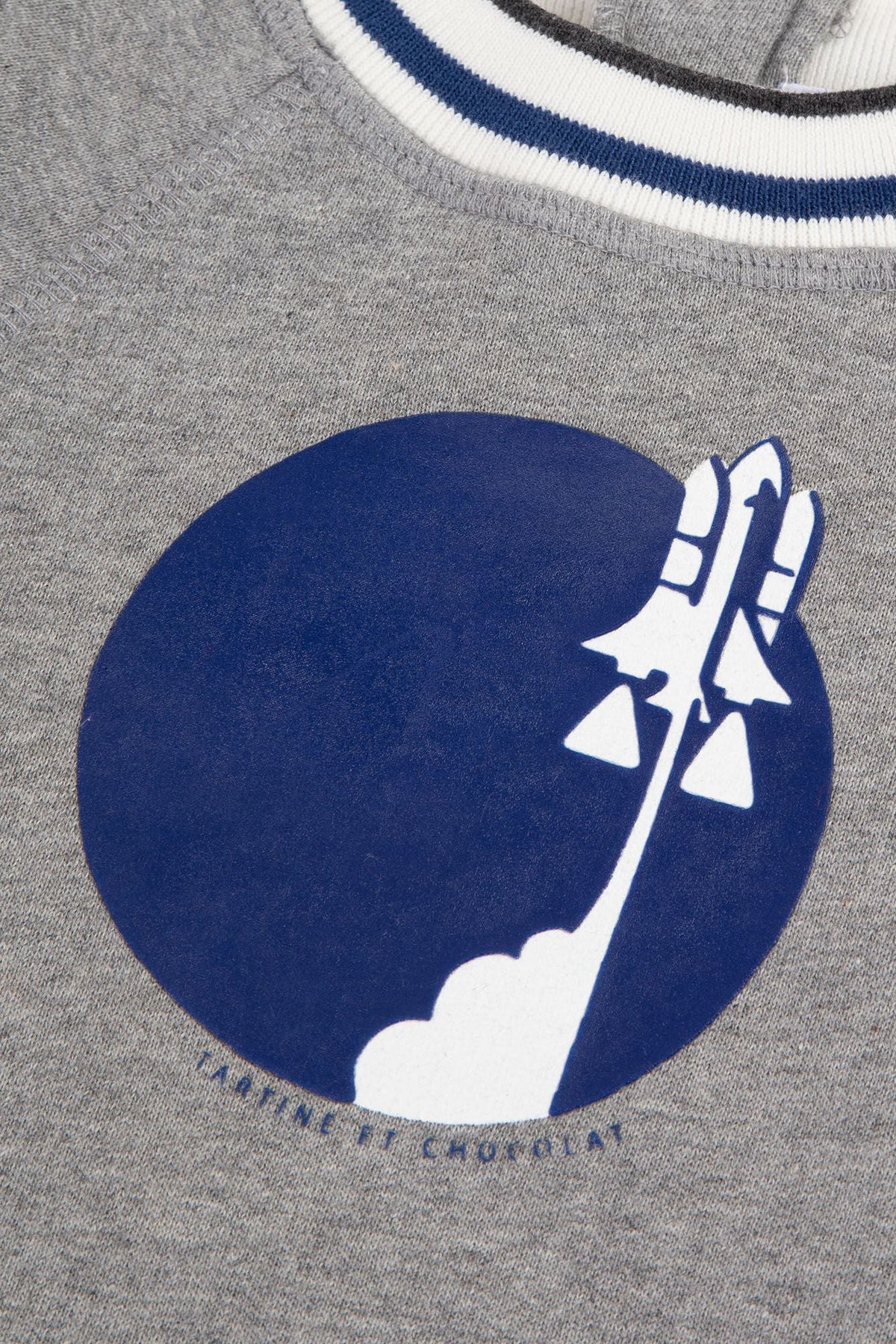 Sweatshirt City - Gris chiné moyen