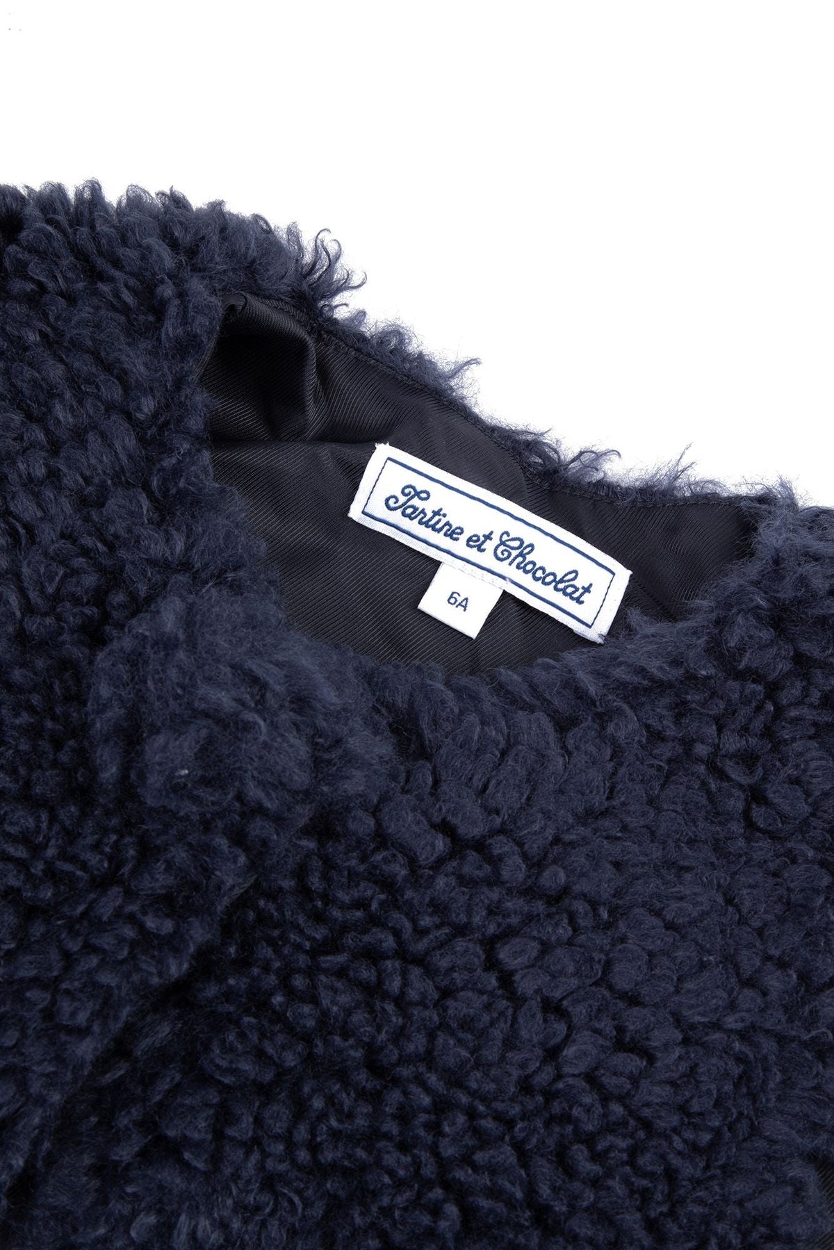 Veste sans manches à fourrure Jardin d'hiver - Marine