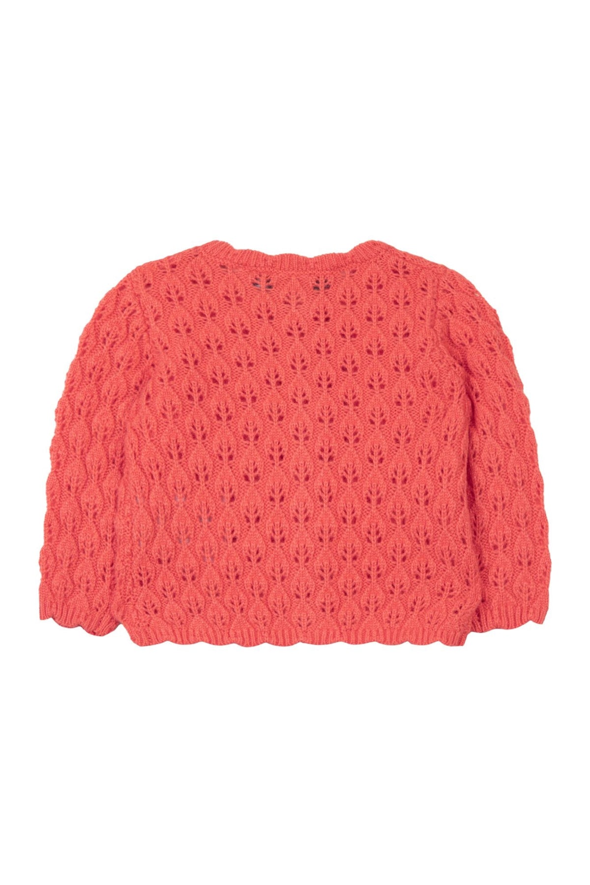 Cardigan Jardin d'hiver en laine et cachemire - Corail