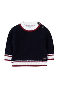 Pull City en laine et cachemire - Marine
