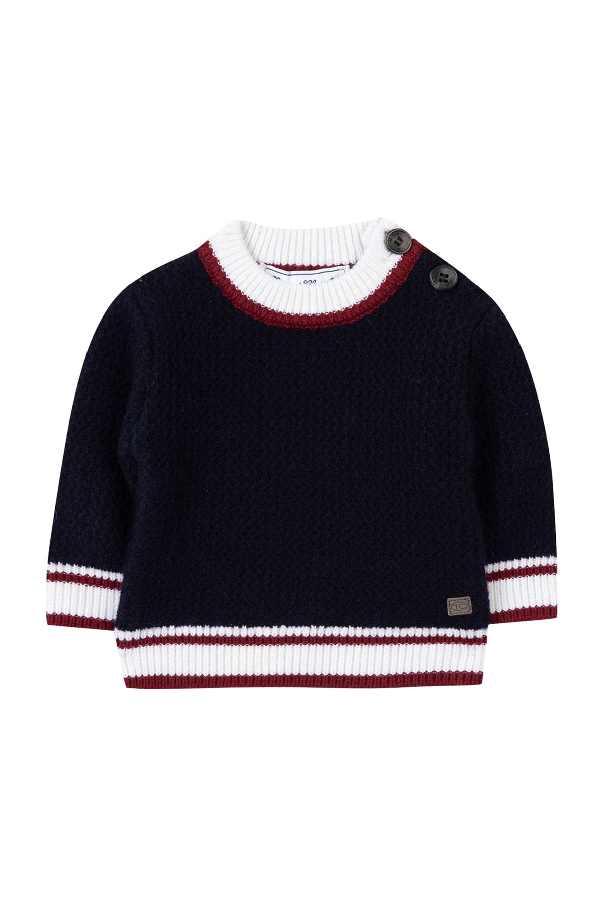 Pull City en laine et cachemire - Marine
