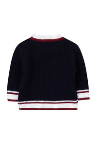 Pull City en laine et cachemire - Marine