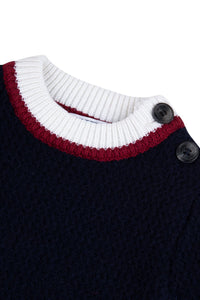 Pull City en laine et cachemire - Marine