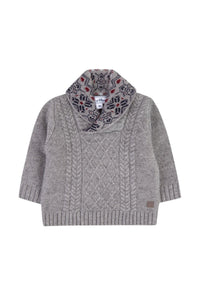 Pull City en laine et cachemire - Gris chiné moyen