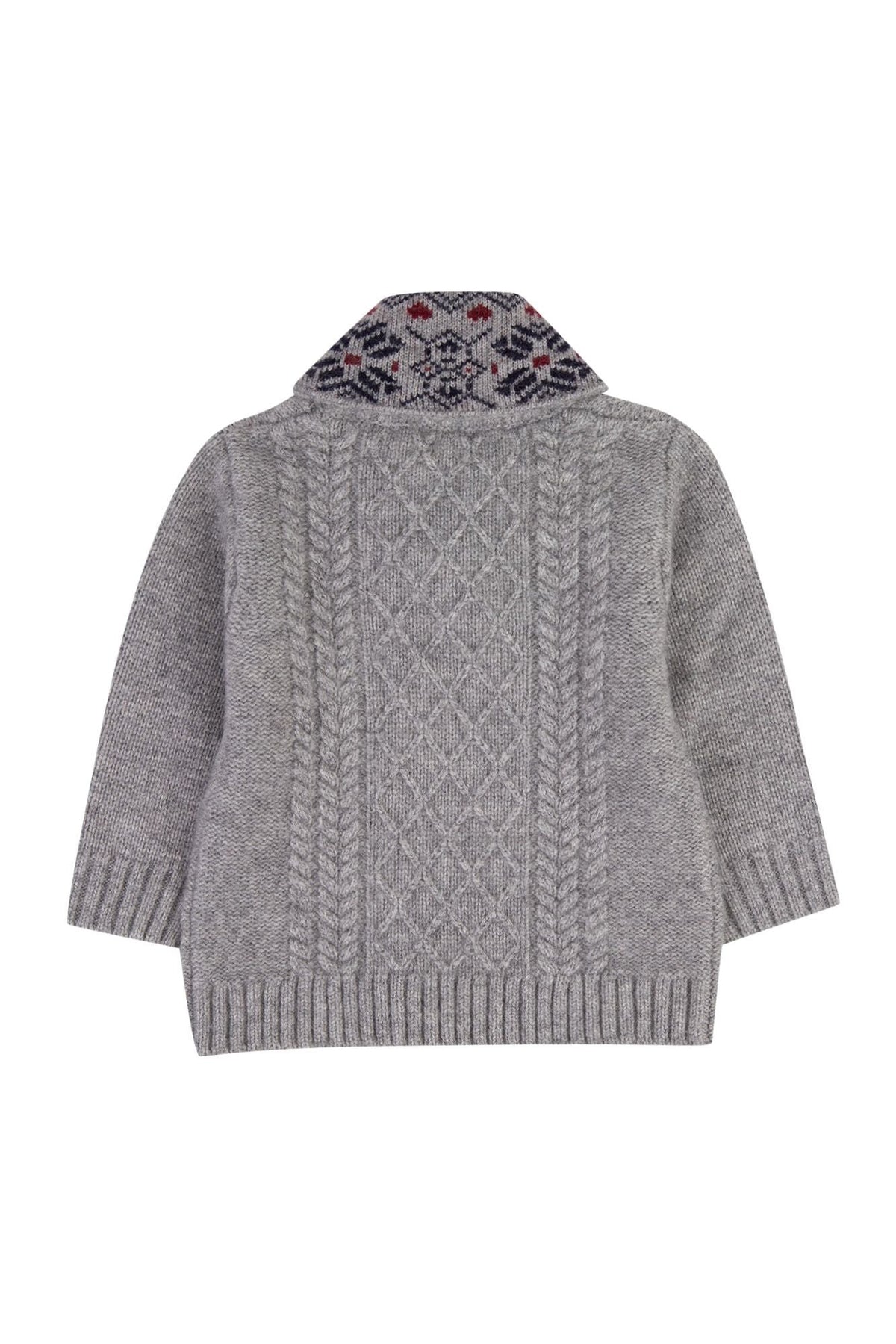 Pull City en laine et cachemire - Gris chiné moyen