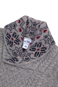 Pull City en laine et cachemire - Gris chiné moyen