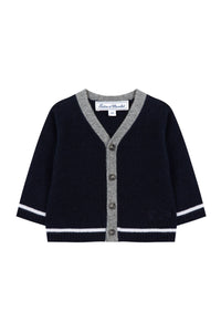 Gilet Cérémonie en cachemire - Marine