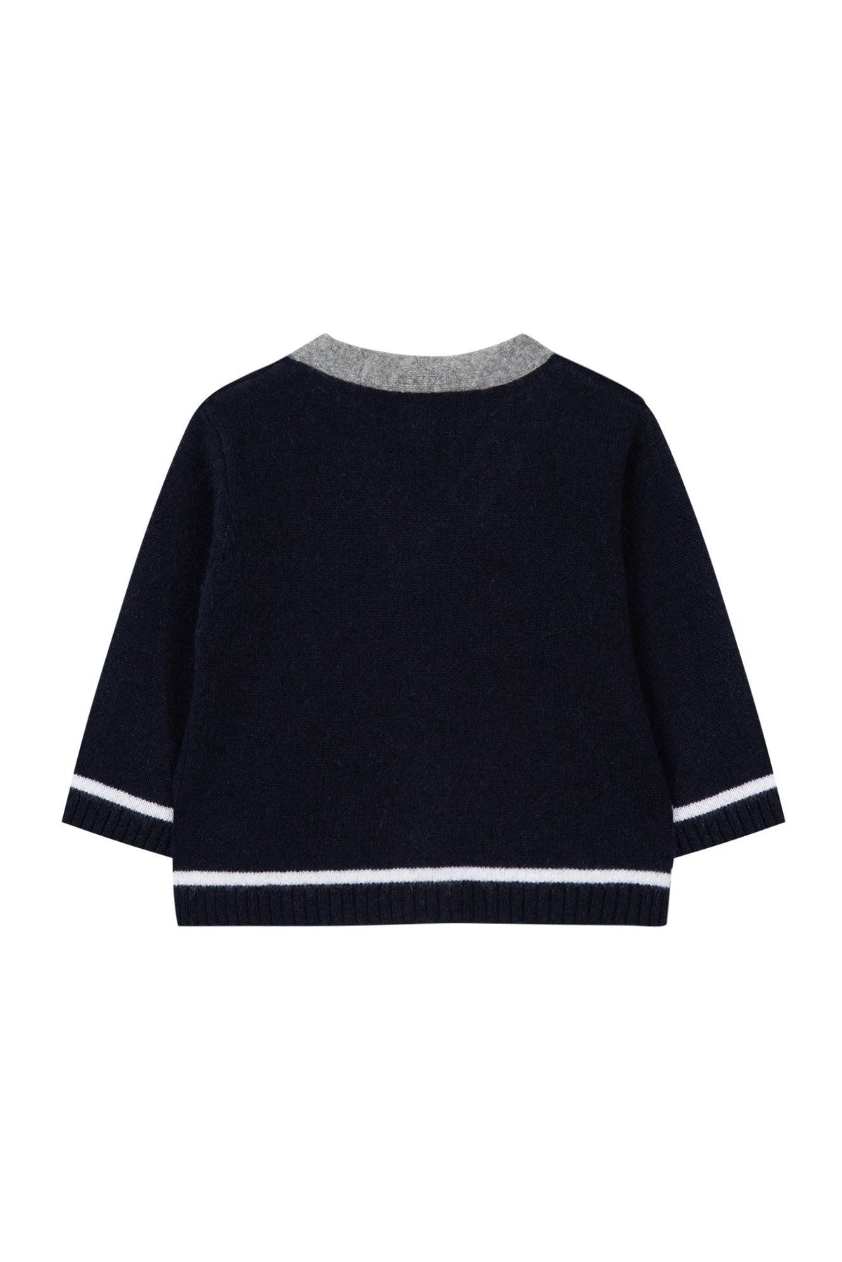 Gilet Cérémonie en cachemire - Marine