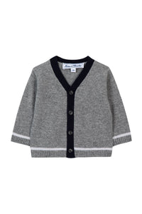 Gris Chiné Moyen / Pull City En Laine Et Cachemire - Gris Chiné Moyen