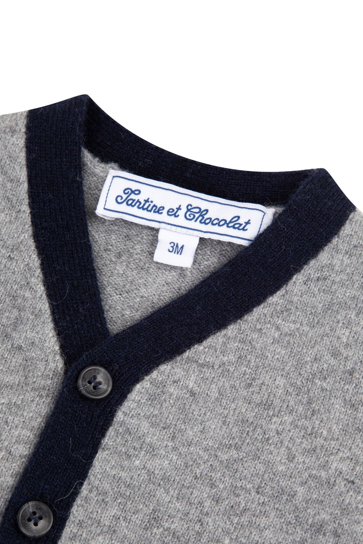 Gris Chiné Moyen / Pull City En Laine Et Cachemire - Gris Chiné Moyen