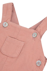 Vieux Rose / Salopette Mon Premier Trousseau - Vieux Rose
