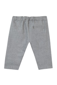 Gris Moyen Chiné / Pantalon Cérémonie - Gris Moyen Chiné