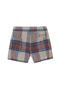 Taupe / Short Preppy Hivernal En Laine - Taupe