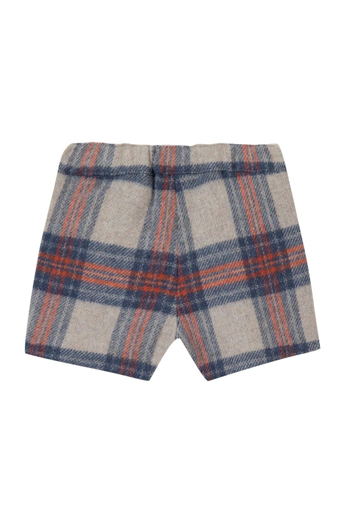 Short Preppy hivernal en laine - Taupe