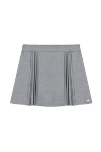 Gris Chiné Moyen / Jupe Back To School - Gris Chiné Moyen