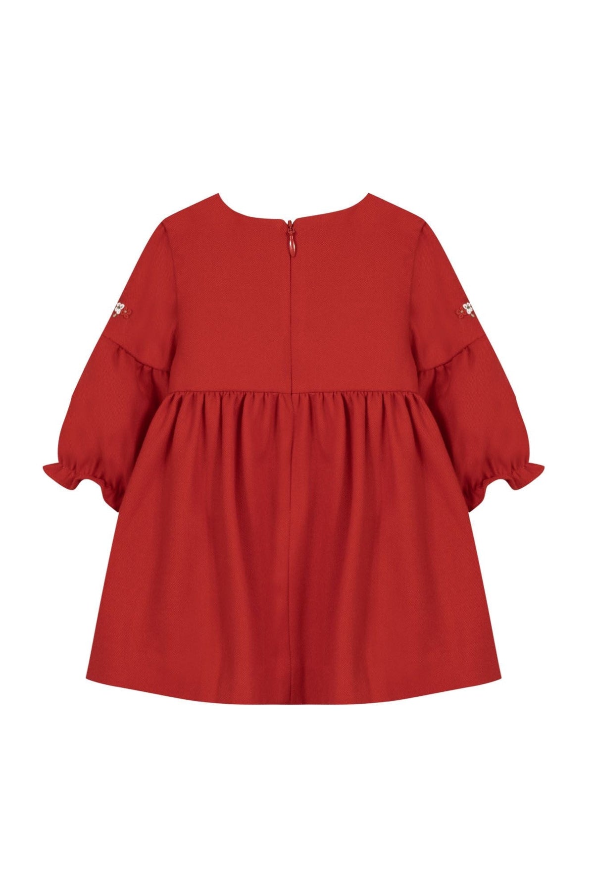 Rouge / Robe Cérémonie Coupe Plissée - Rouge