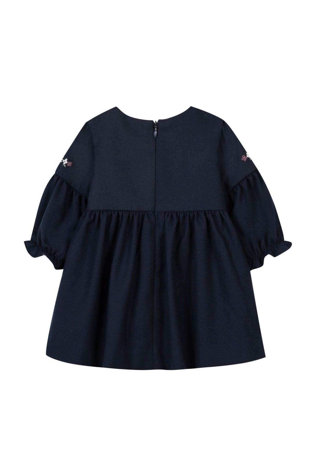 Robe Cérémonie coupe plissée - Marine