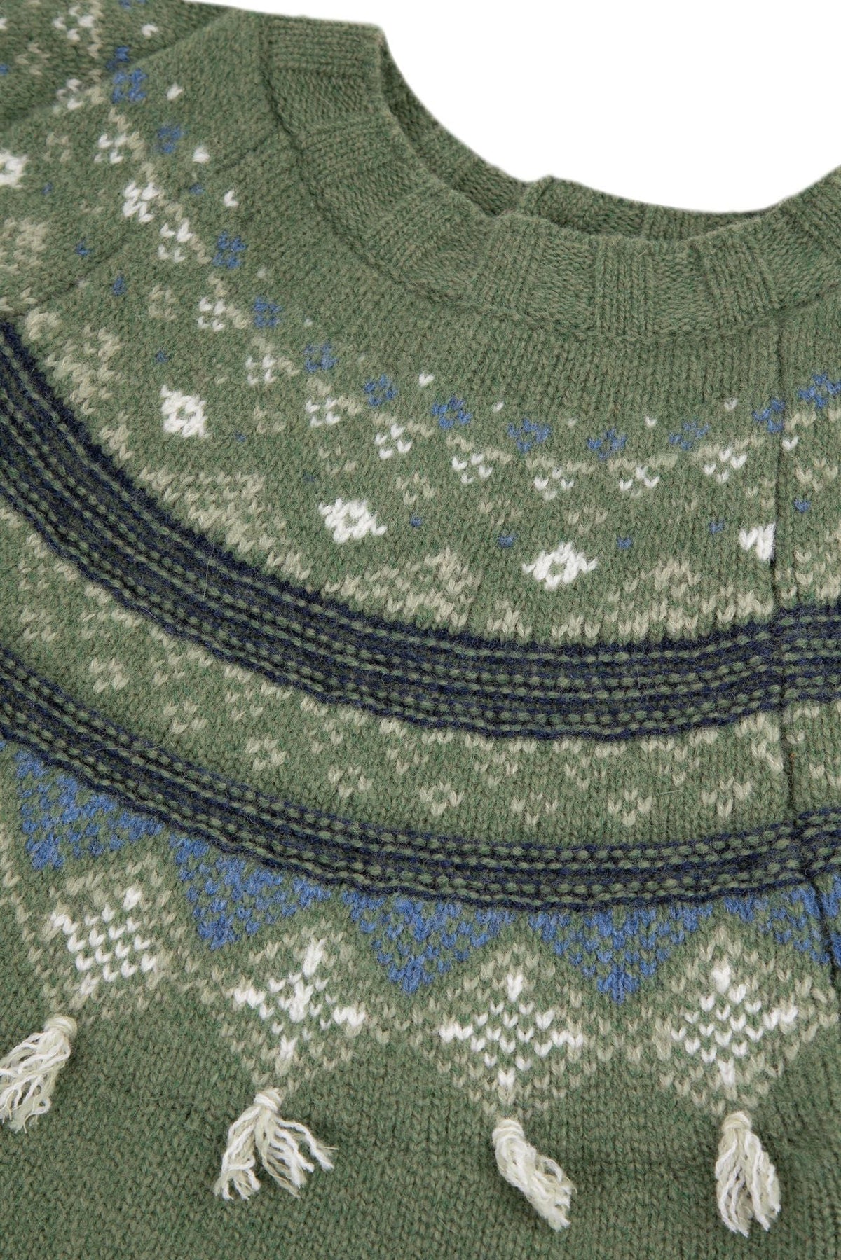 Robe Jardin d'hiver en laine - Kaki