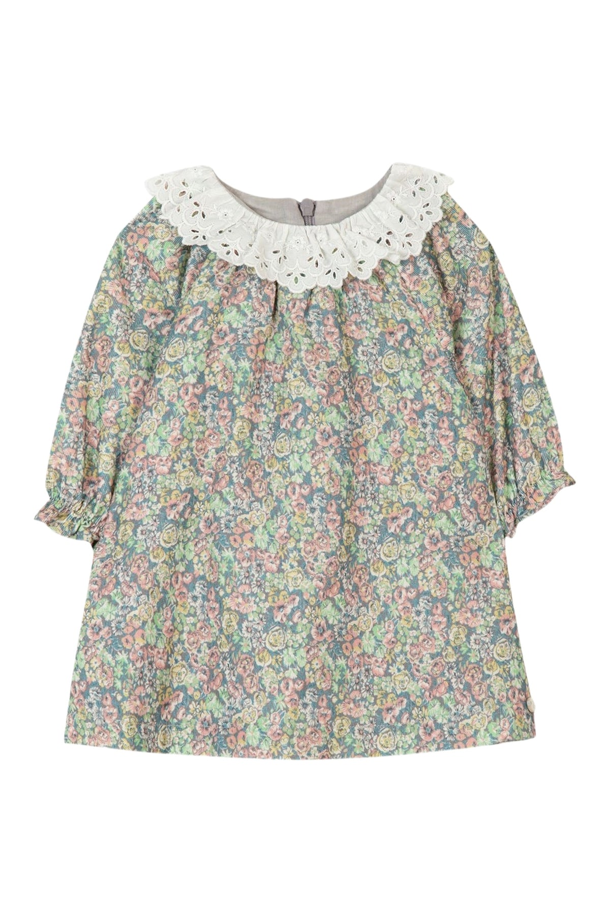 Robe Bouquet romantique à imprimé fleurs - Gris moyen